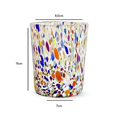 Bicchiere di Murano Multicolore