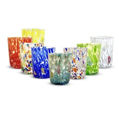 Set 6 pezzi Bicchiere Murano Personalizzato