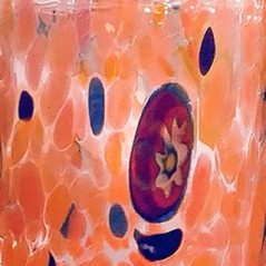 Set 12 pezzi Bicchierino da Liquore Murano Arancione