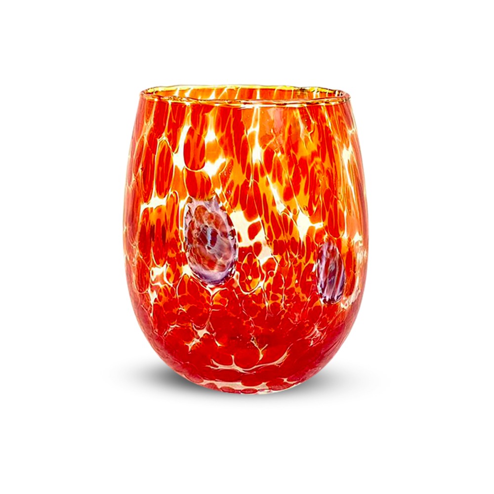 Bicchiere di Murano Arancione