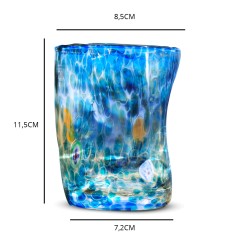 Bicchiere Goto di Murano Acquamare