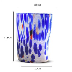 Bicchiere Goto di Murano Blu