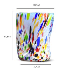 Set 6 pezzi Bicchiere Goto Murano Multicolore