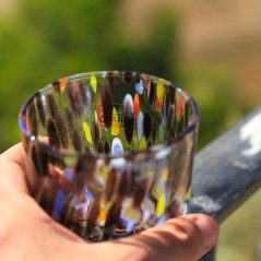 Bicchiere Goto di Murano Nero