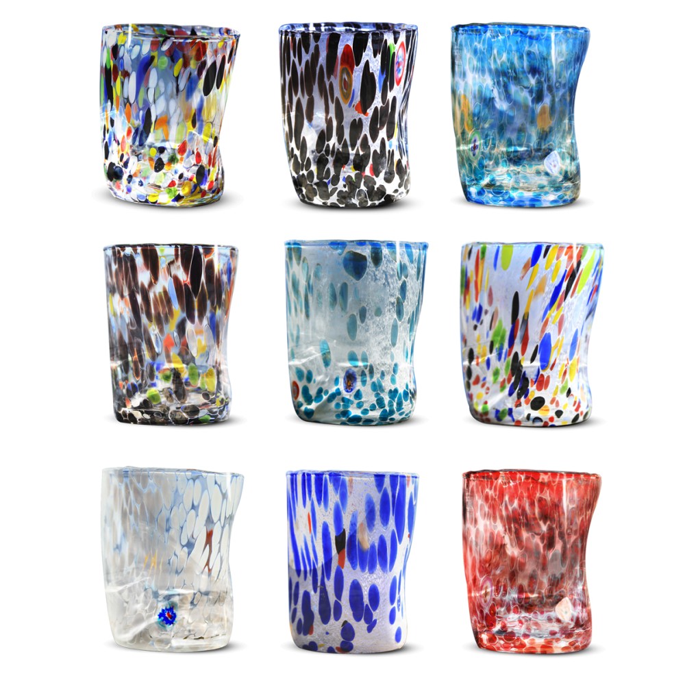 Set 6 pezzi Bicchiere Goto Murano Personalizzato