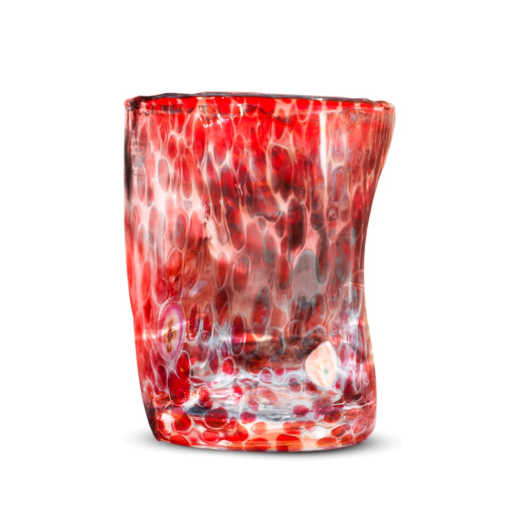 Bicchiere Goto di Murano Rosso