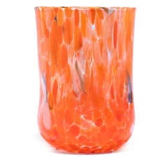 Bicchiere Goto Rotondo di Murano Arancio