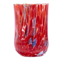 Set 6 pezzi Bicchiere Goto Rotondo di Murano Rosso